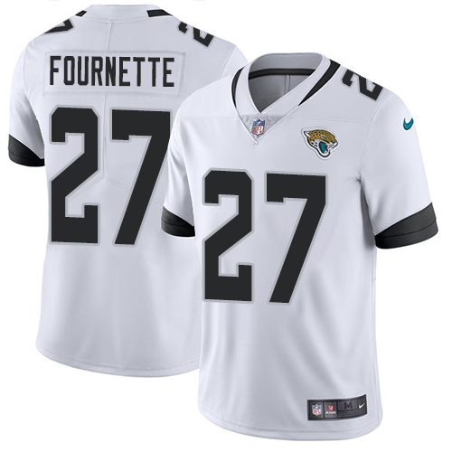 Nike Jacksonville Jaguars #27 Leonard Fournette White Men Stitched NFL Vapor Untouchable Limited Jersey